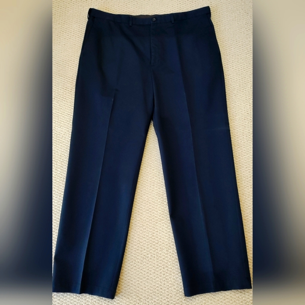 PRICE DROP on Haggar 100% Cotton Men's Black Dress Pants